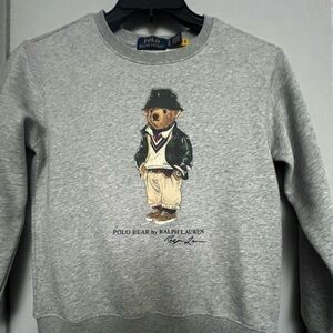 Boys Size 10-12- Ralph Lauren Heather Gray Crewneck